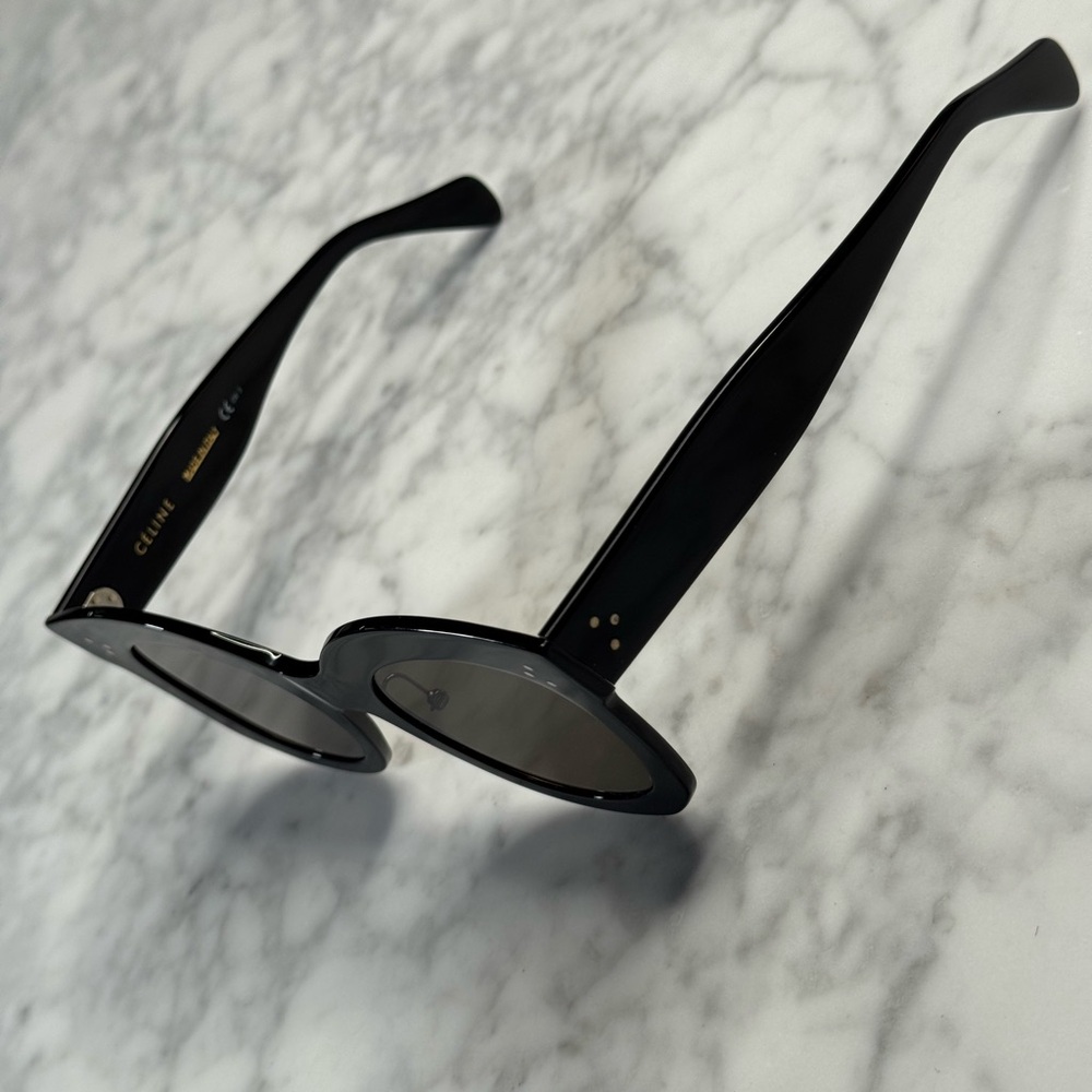 Céline OverSized Black Cat Eye Sunglasses - Picture 8 of 8